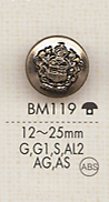 BM119 고급감 재킷용 메탈 단추 다이야 버튼(DAIYA BUTTON)