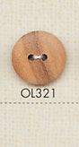 OL321 천연 소재 나무 2 구멍 단추 다이야 버튼(DAIYA BUTTON)