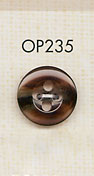 OP235 버팔로 능 4 구멍 폴리 에스테르 단추 다이야 버튼(DAIYA BUTTON)