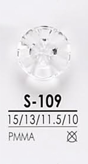 S109 다이아몬드 컷 단추 IRIS