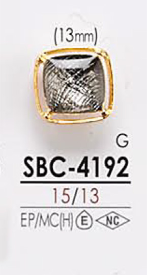 SBC4192 염색용 메탈 단추 IRIS