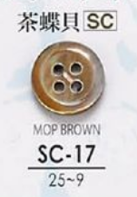 SC17 쉘버튼-차 마더오브펄-[단추] IRIS