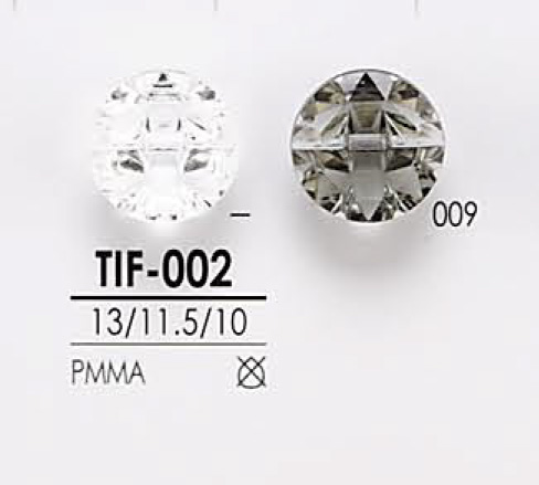 TIF002 다이아몬드 컷 단추 IRIS