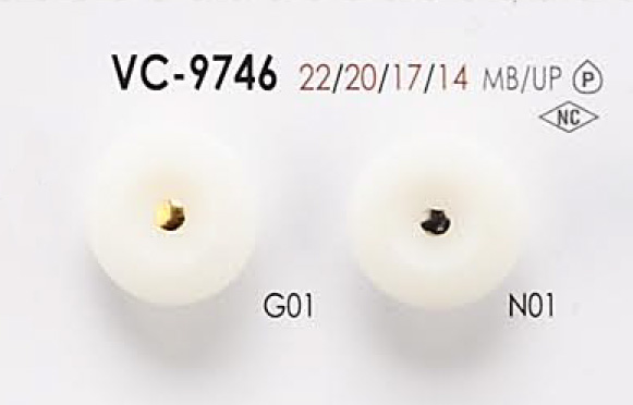 VC9746 염색용 핀 컬 단추 IRIS