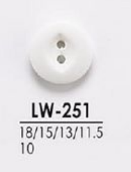 LW251 셔츠, 폴로 셔츠 등의 경의류용 염색용 단추 IRIS