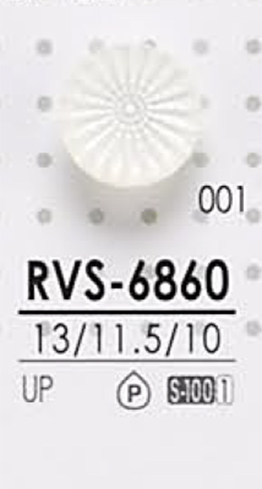 RVS6860 염색용 폴리에스테르 단추 IRIS
