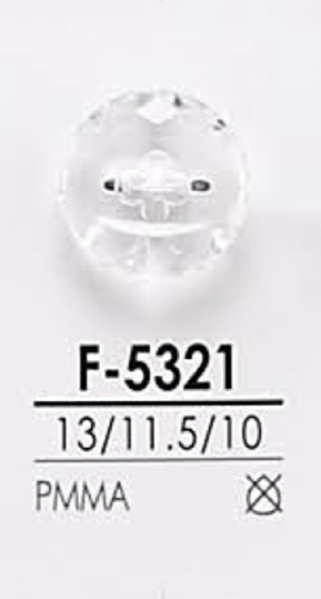 F5321 다이아몬드 컷 단추 IRIS