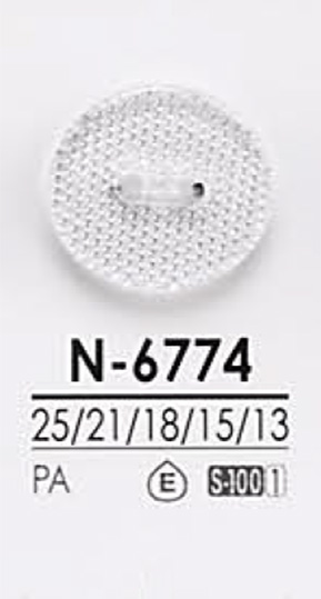 N6774 염색용 다이어컷 단추 IRIS