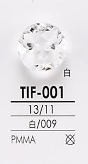 TIF001 다이아몬드 컷 단추 IRIS