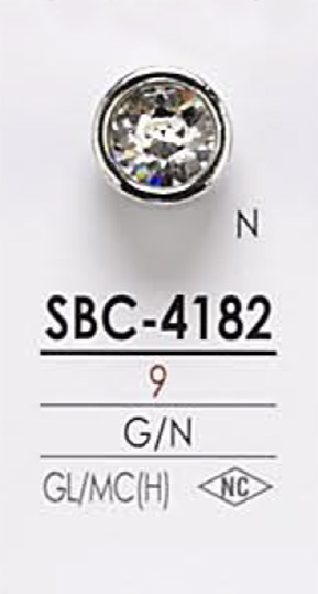 SBC4182 크리스탈 스톤 단추 IRIS