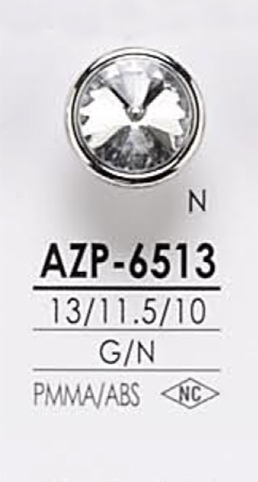 AZP6513 크리스탈 스톤 단추 IRIS