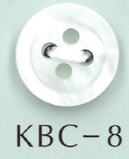 KBC-8 BIANCO SHELL4 구멍 중심 움푹 쉘버튼[단추] Sakamoto Saiji Shoten