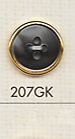 207GK 간단한 4 구멍 셔츠 용 플라스틱 단추 다이야 버튼(DAIYA BUTTON)