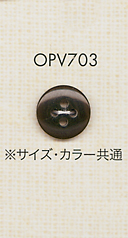 OPV703 심플 고급 셔츠 블라우스 용 4 구멍 폴리 에스테르 단추 다이야 버튼(DAIYA BUTTON)