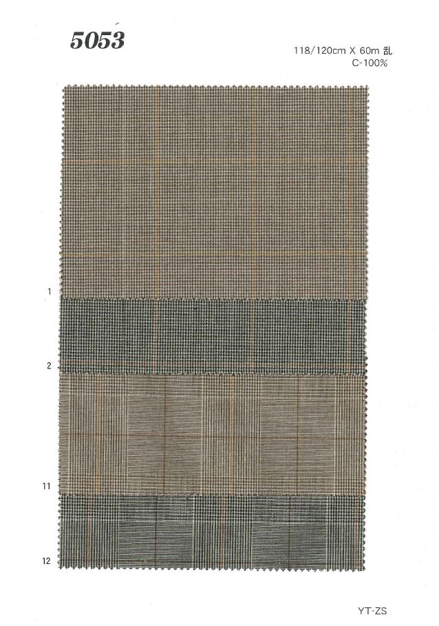 MU5053 글렌 체크무늬[원단] Ueyama Textile