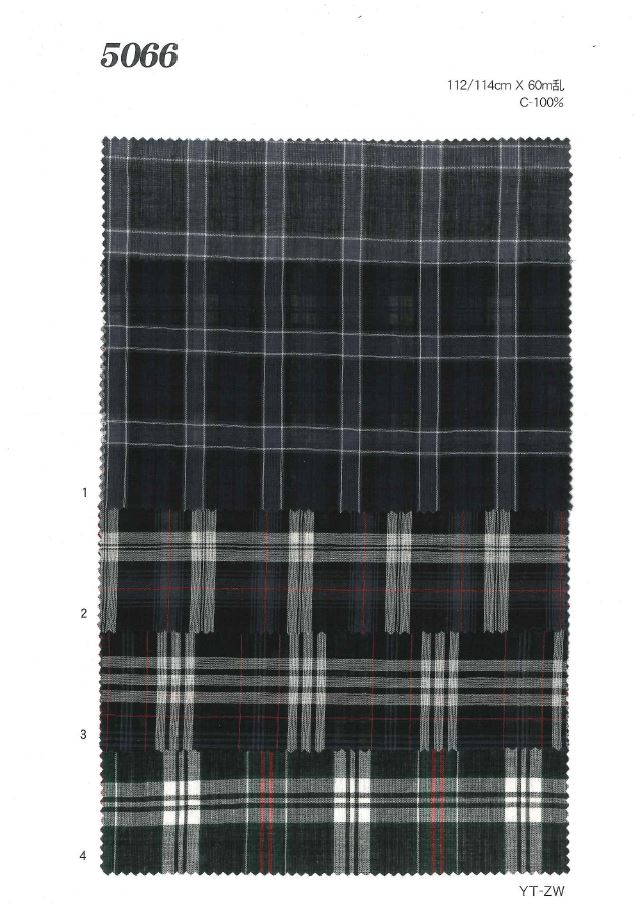MU5066 론 체크무늬[원단] Ueyama Textile