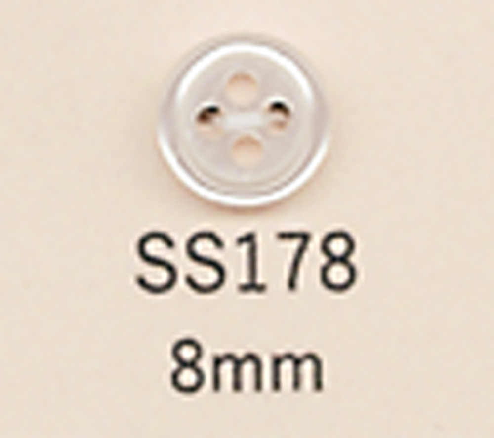 SS178 DAIYA 4구 네 개의 구멍 폴리 에스테르 단추 다이야 버튼(DAIYA BUTTON)