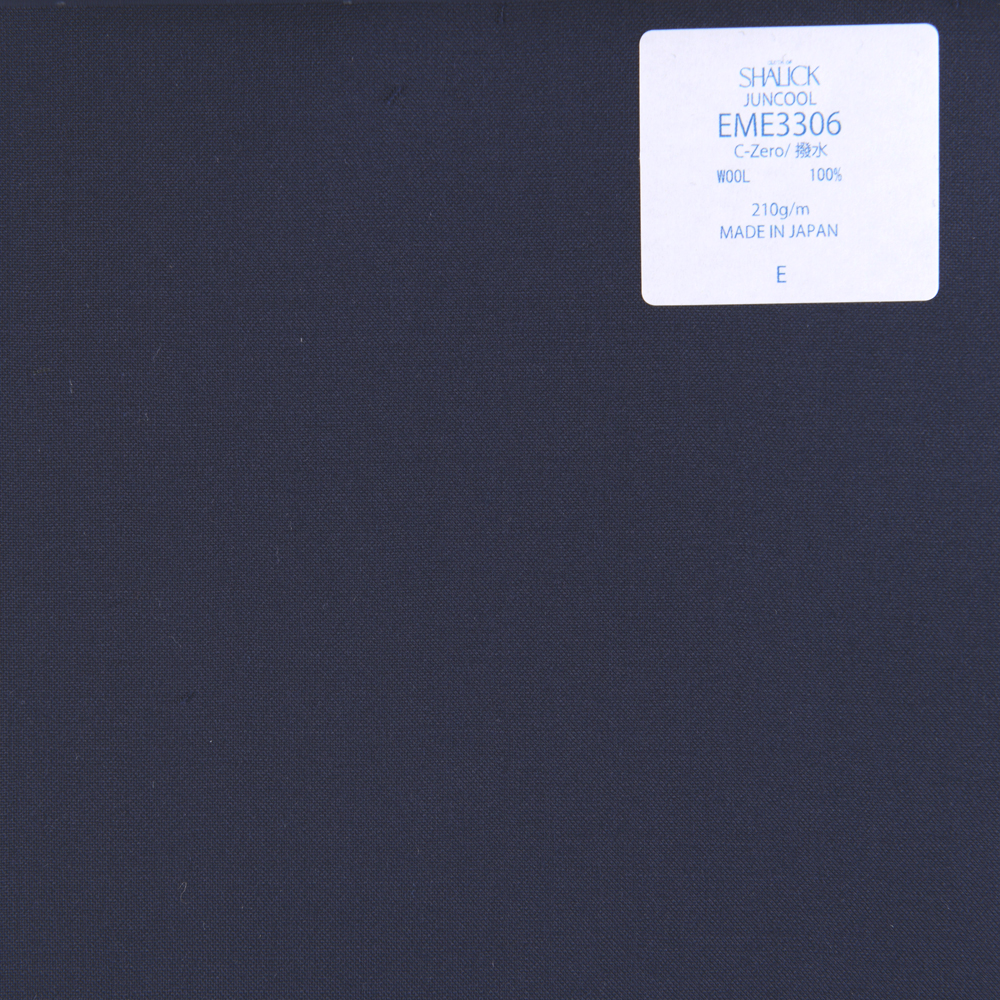 EME3306 일본의 하복 지역 샤 릭 시리즈 준 멋진 무지 네이비 블루[원단] 미유키 케오리(MIYUKI)