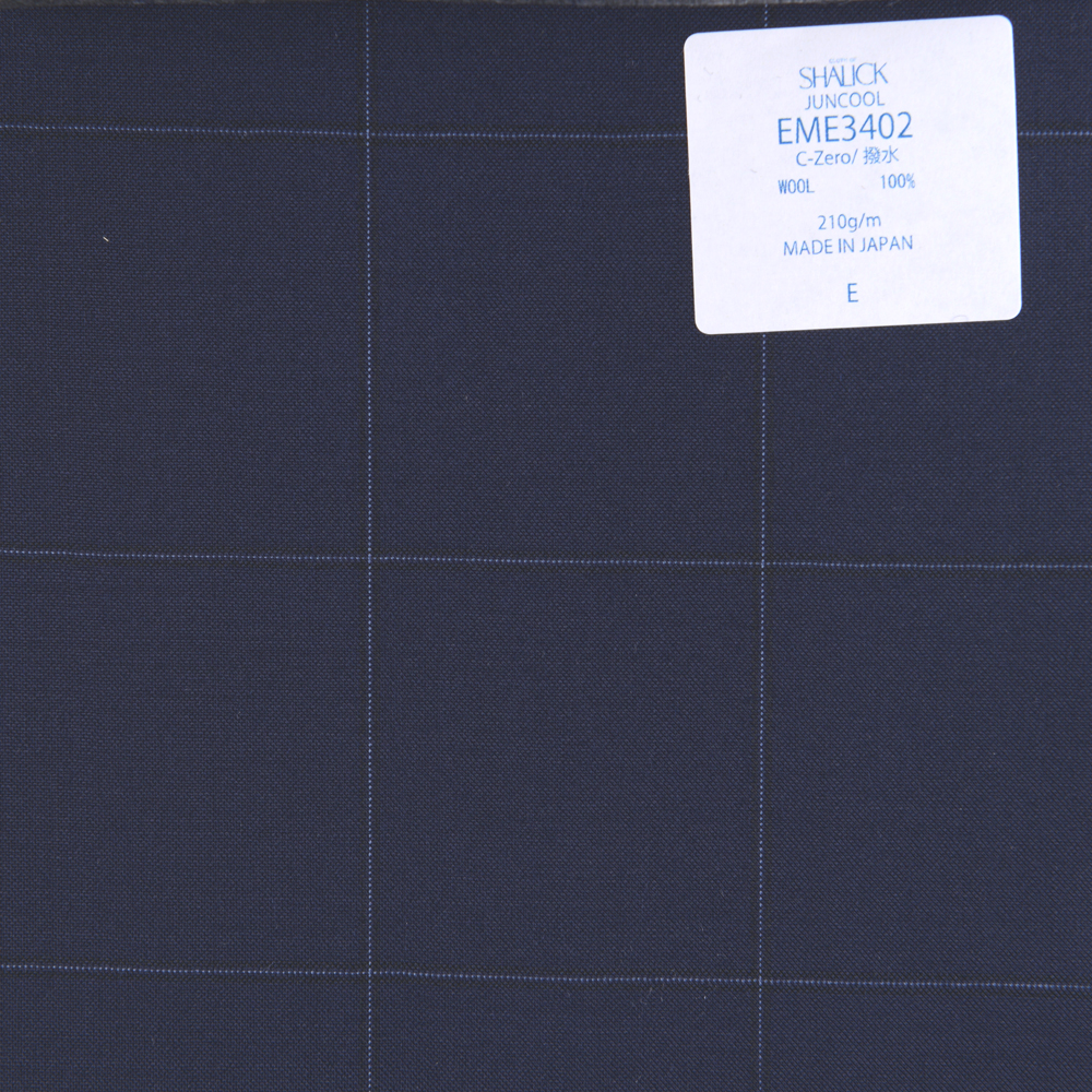 EME3402 일본의 하복 지역 샤 릭 시리즈 준 멋진 창 팬 네이비 블루[원단] 미유키 케오리(MIYUKI)