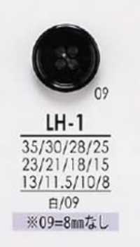 LH1 셔츠에서 코트까지 블랙 & 염색 단추 IRIS 서브 사진