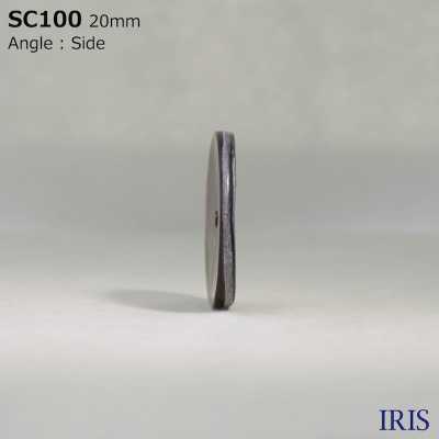 SC100 천연 소재 조개 2 구멍 윤기있는 단추 IRIS 서브 사진