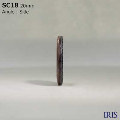 SC18 천연 소재 조개 4 구멍 윤기있는 단추 IRIS 서브 사진