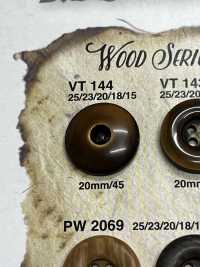 VT144 재킷・슈트용 나뭇결 단추 IRIS 서브 사진