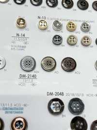 DM2140 재킷 슈트용 4개 구멍 메탈 단추 IRIS 서브 사진