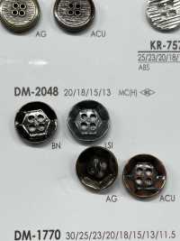 DM2048 재킷 슈트용 4개 구멍 메탈 단추 IRIS 서브 사진