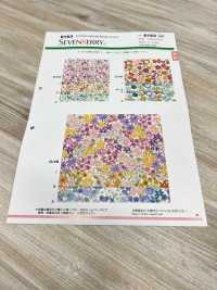 6163 SEVENBERRY 브로드 작은 꽃 무늬[원단] VANCET 서브 사진