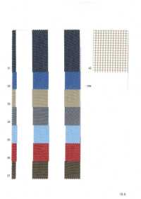 MU5034 스트라이프 체크무늬[원단] Ueyama Textile 서브 사진