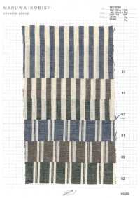 MU5081 면 리넨 단 가리[원단] Ueyama Textile 서브 사진