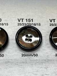 VT151 재킷・슈트용 조개 단추 「심포니 시리즈」 IRIS 서브 사진