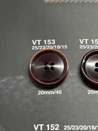 VT153 재킷・슈트용 너트조 단추 「알두르 시리즈」 IRIS 서브 사진