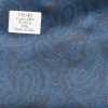 URJ-001 이탈리아 큐 프라 100 % 프린트 안감 페이즐리 무늬 블루
