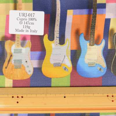 URJ-017 이탈리아제 큐플러 100% 프린트 안감 박스 무늬에 기타를 얹어 TCS 서브 사진