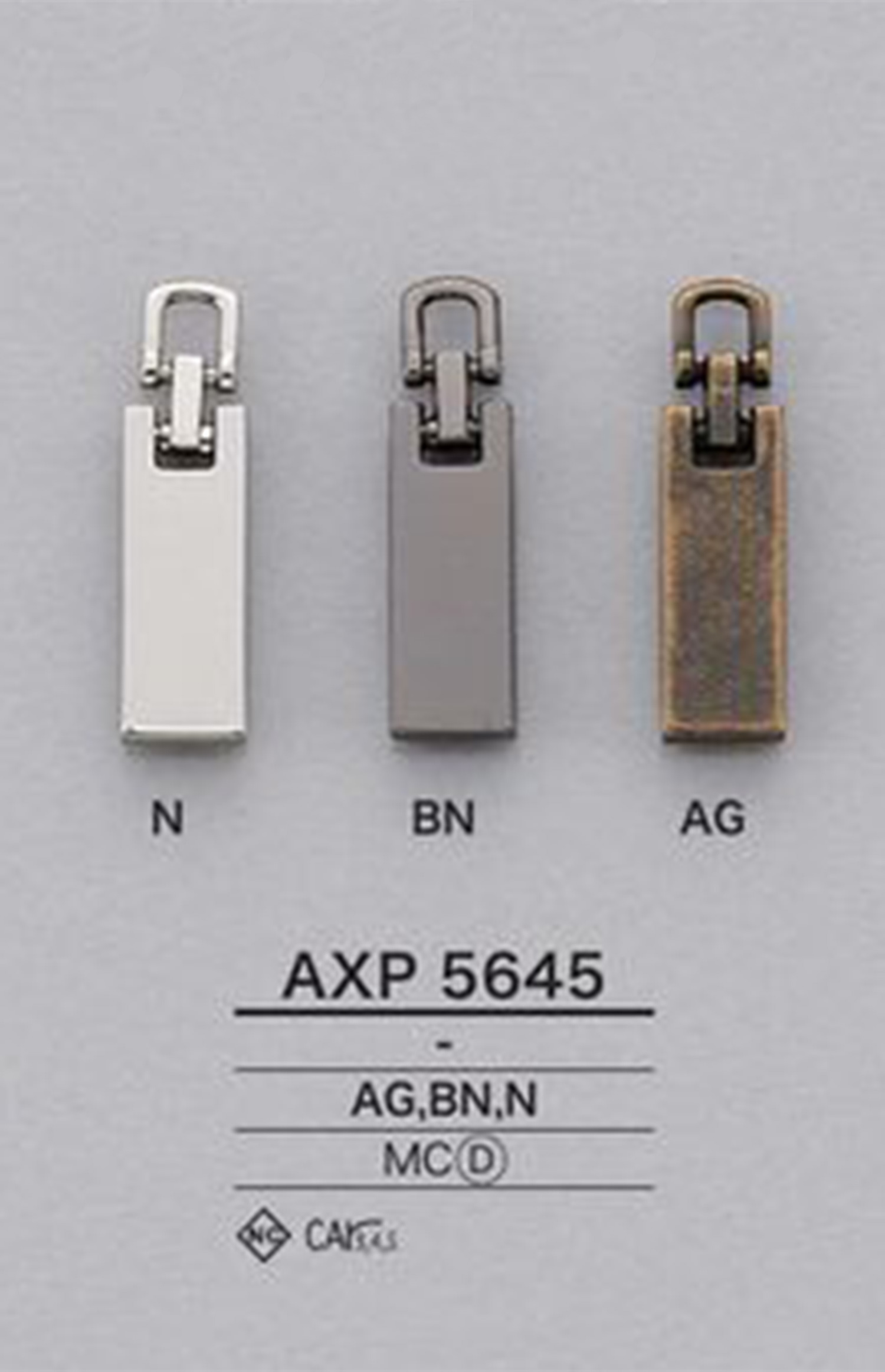 AXP5645 지퍼 포인트(지퍼 슬라이더) IRIS