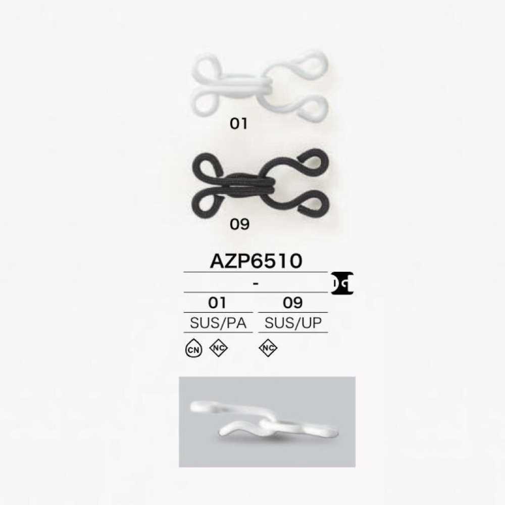 AZP6510 스테인리스 스틸/나일론/폴리에스터 스프링 후크[훅, 걸고리] IRIS