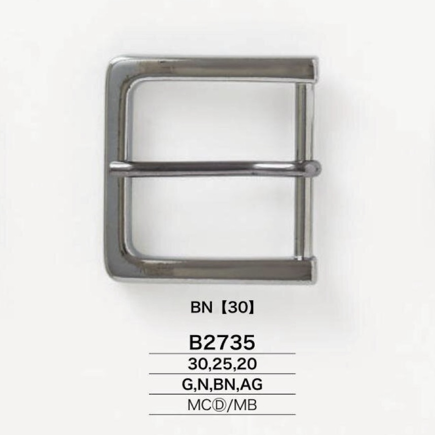 B2735 다이캐스트/황동 소재의 돛 모양 버클[버클·고리류] IRIS