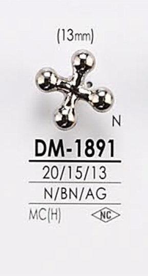 DM1891 금속 단추 IRIS