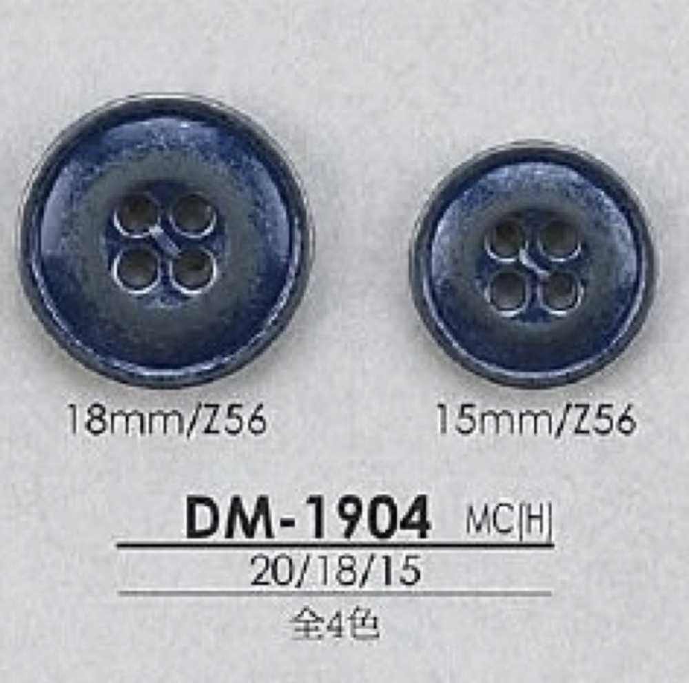 DM1904 하이메탈제 표 구멍 4개 구멍 단추 IRIS