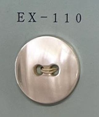 EX110 2개의 구멍, 테두리 없음, 쉘 버튼[단추] 토모이(TOMOI)