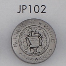 JP102 ABS 수지 도금 버튼[단추] DAIYA BUTTON
