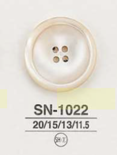 SN1022 다카세 조개제 표공 4개 구멍 단추