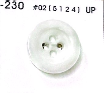 U230 【물소조】4구멍 단추 윤기 있어 경계선 있어 염색용 NITTO Button