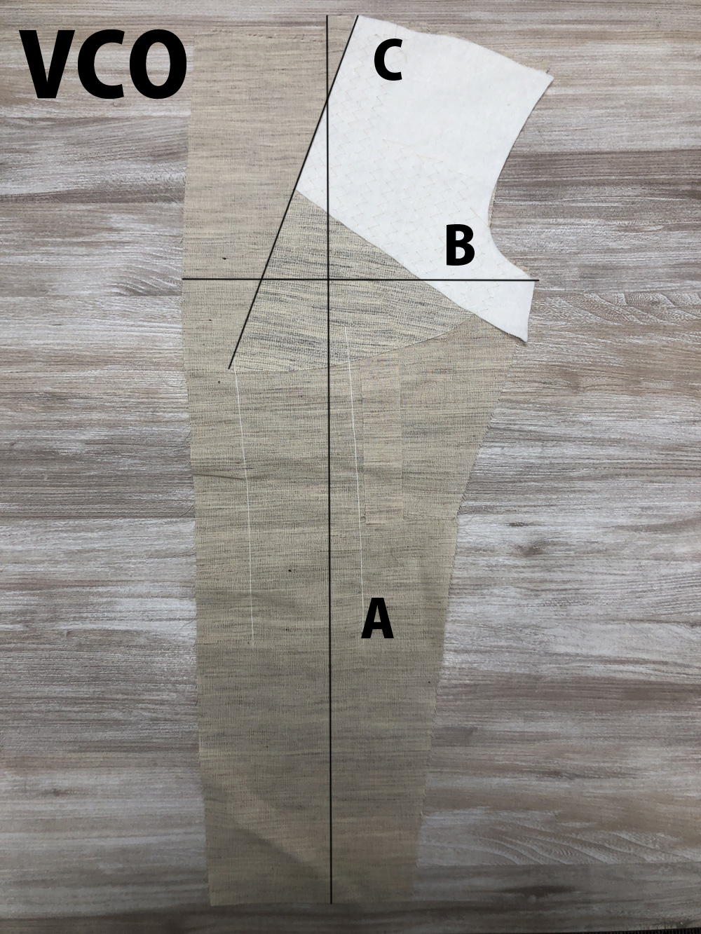 VCO 남성용 고품질 재단 헤어클로스 심지 Okura Shoji