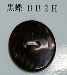 BB2H 2개의 구멍, 테두리 없음, 쉘 버튼[단추] 토모이