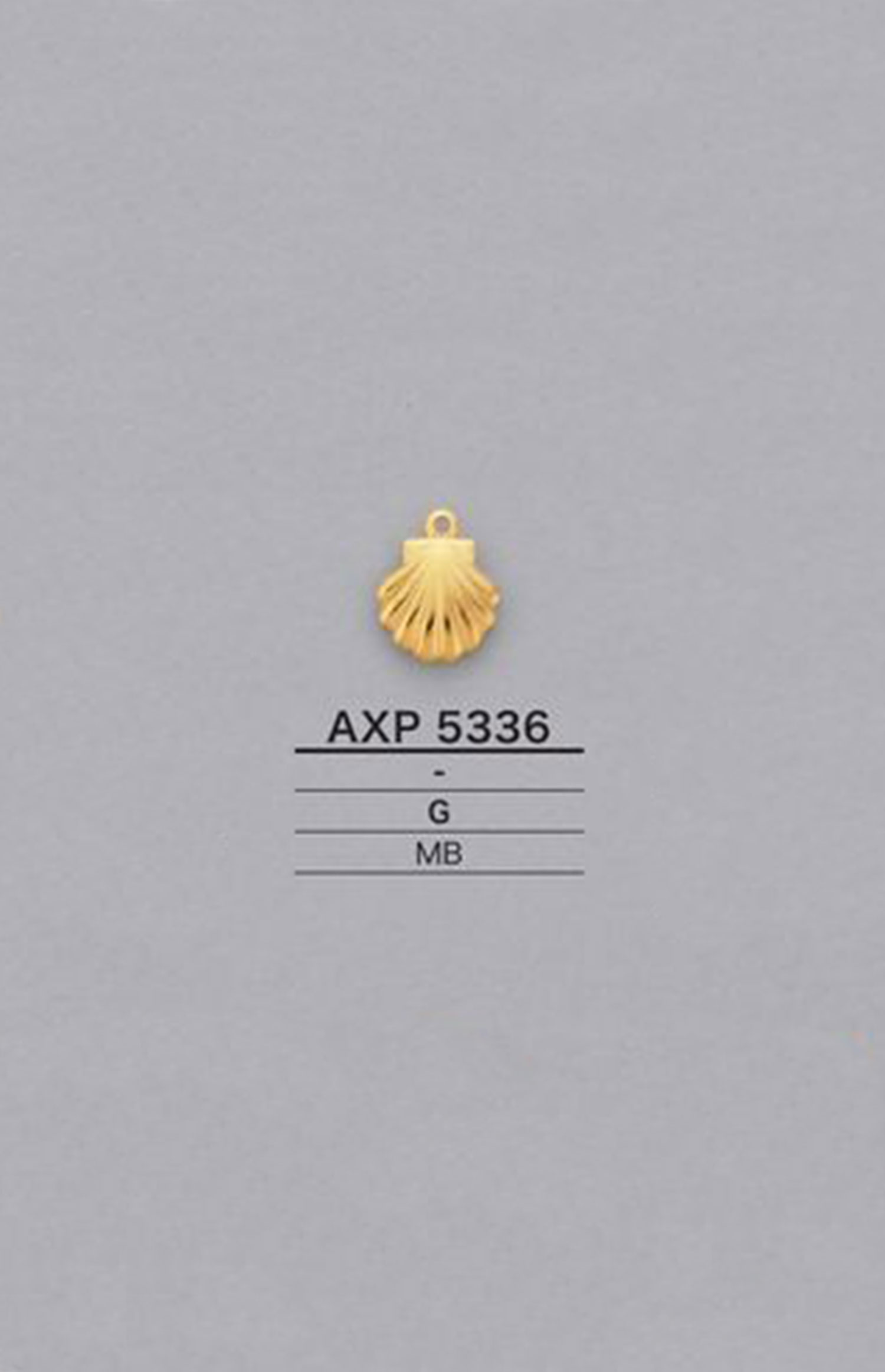 AXP5336 조개형 모티프 부품[잡화 기타] IRIS
