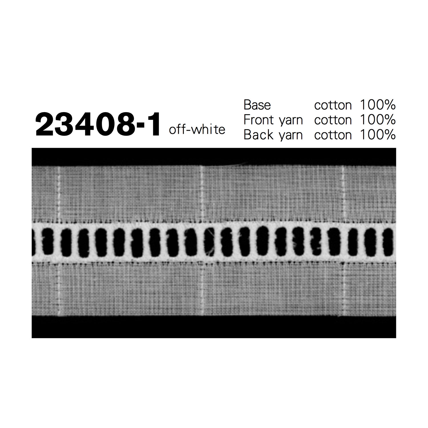 23408-1 코튼 얇은 인서션 레이스 교와 레이스