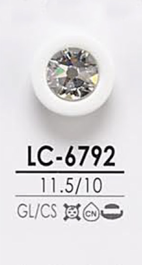 LC6792 염색용 크리스탈 스톤 단추 IRIS